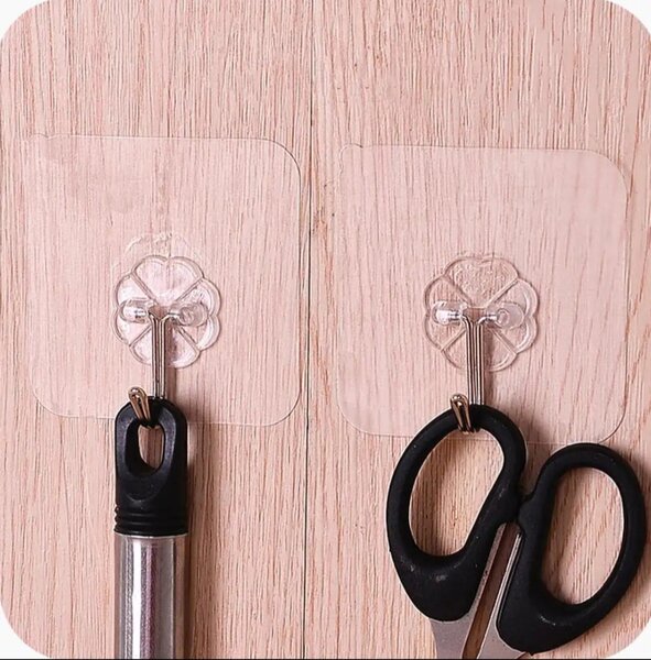 Crochet adhésif décoratif