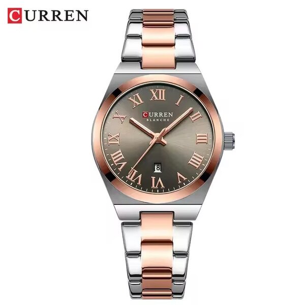 Montre Femme Avec Bracelet Bicolore