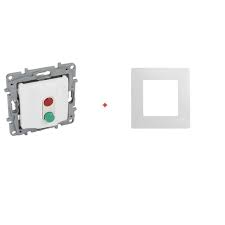 DISMATIC 20A BLANC N + PLAQUE