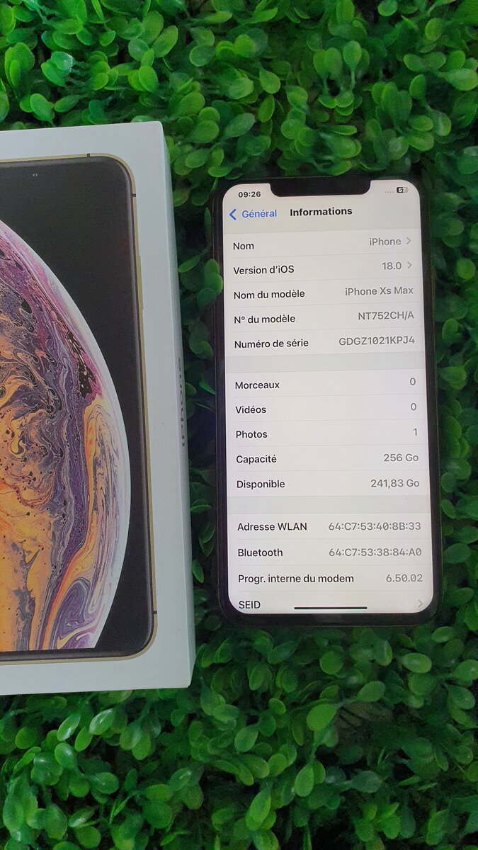 IPhone XS Max ios 18