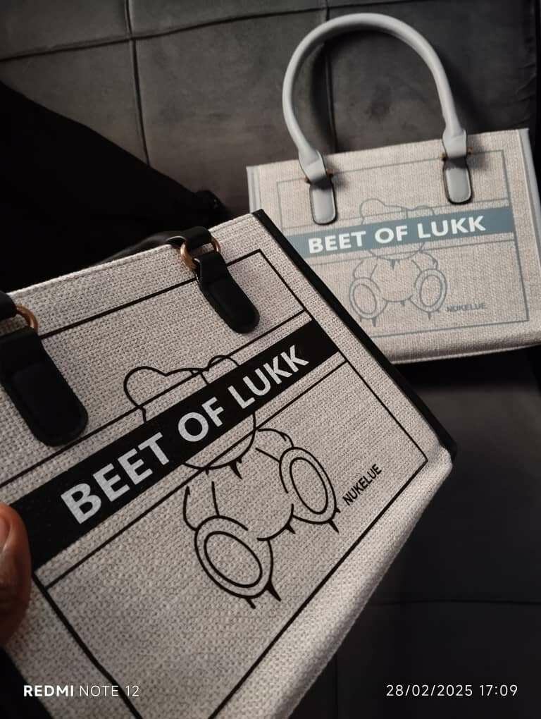 Sac à main en toile "BEET OF LUKK"