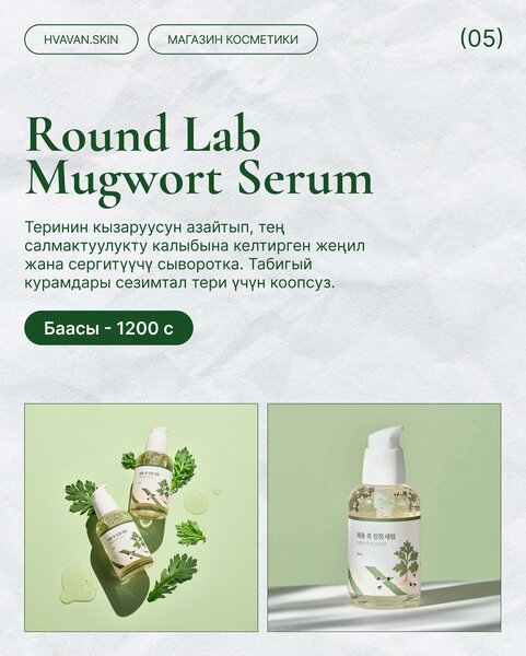 Round Lab Mugwort Serum