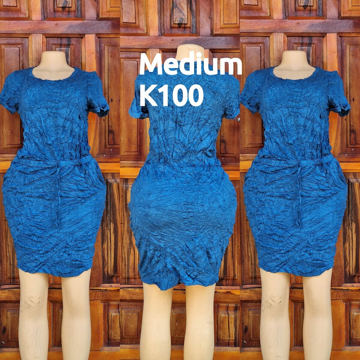 Beautiful and high quality women's dress blue