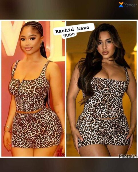 Robe léopard à bretelles