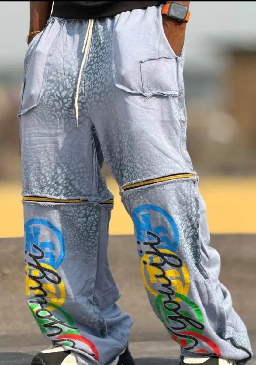 Pantalons décontractés imprimés