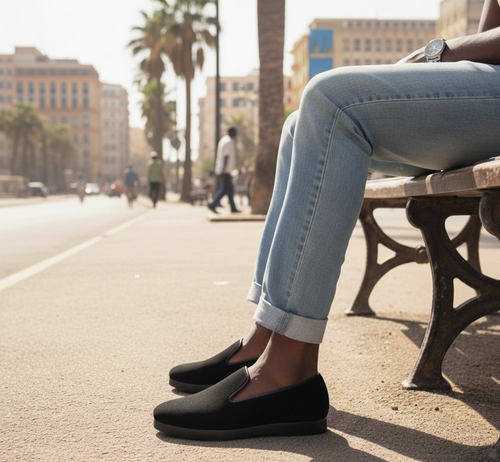 Mocassins noirs élégants