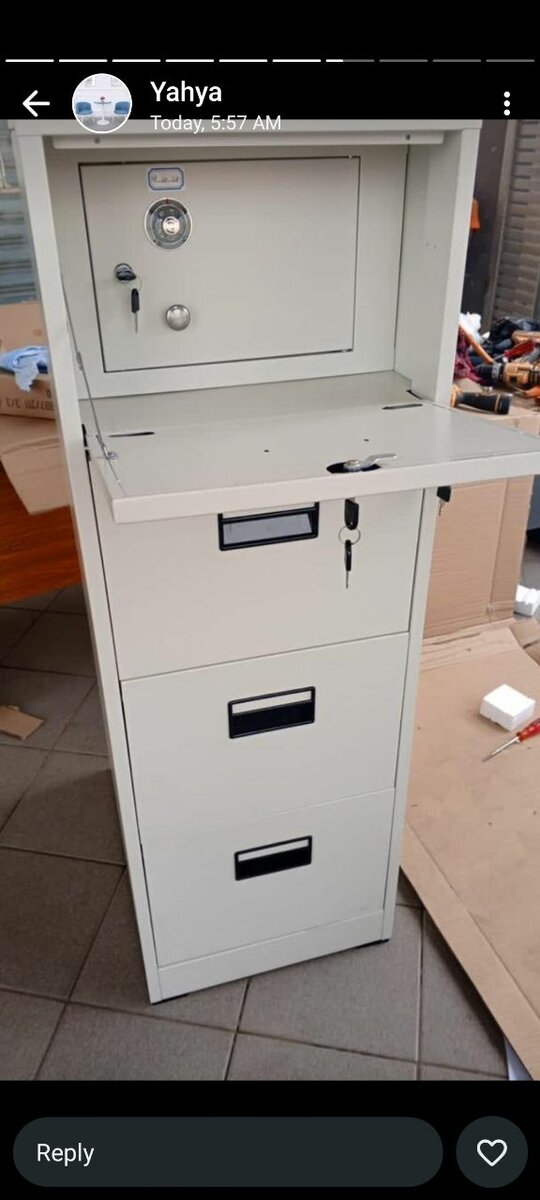 Cabinet with money save