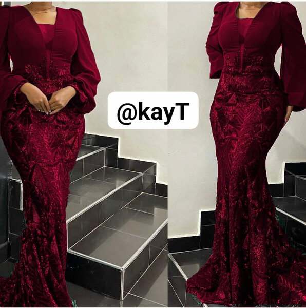 Maroon Long Dress