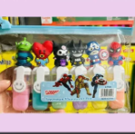 Cartoon Theme Highlighter Pen,Highliter Marker for Kids, Fine Grip Marker Pen (Pack of 6