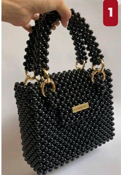 Sac perlé feli création