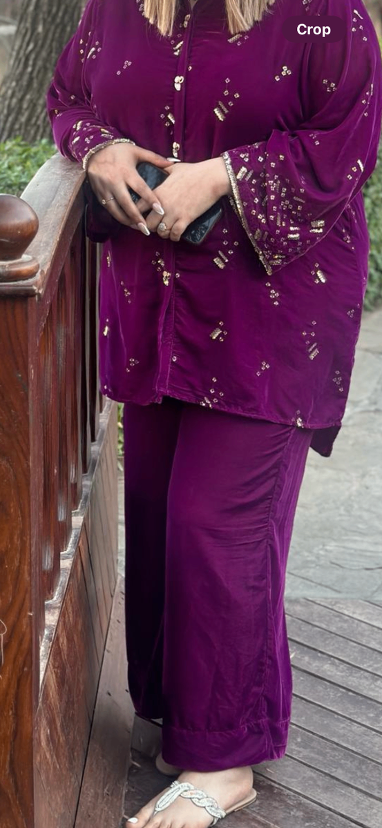 Velvet limelight dress