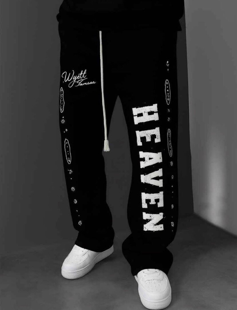 Jogging en coton vert HEAVEN