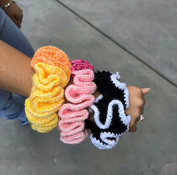 Sac à main crochet violet