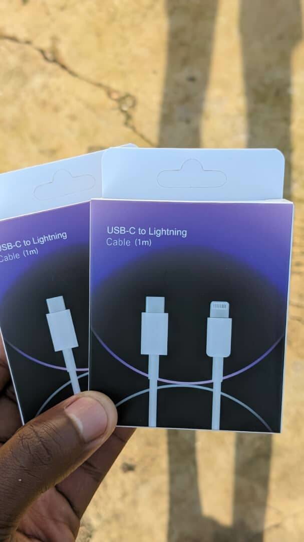 Type c to iphone original fast phone charging cables