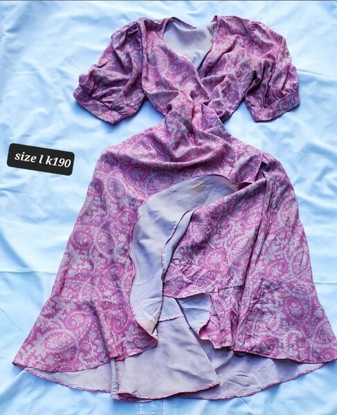 Stylish women's dress pink