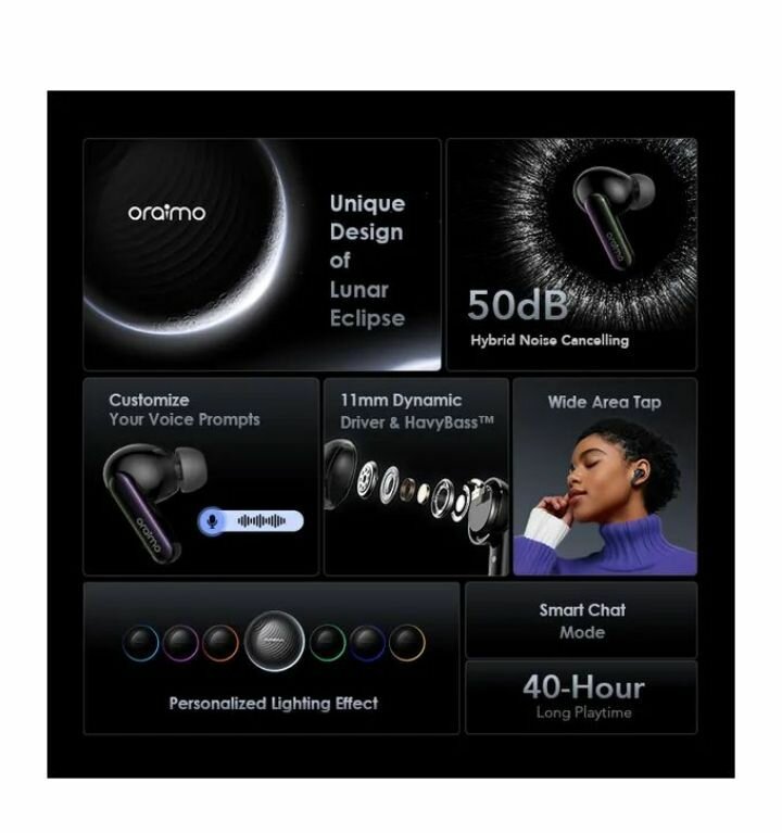 Oraimo Écouteurs ANC Bluetooth