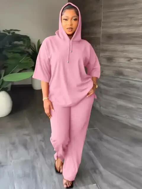 Women's 2-piece suit, trousers and a hooded sweatshirt