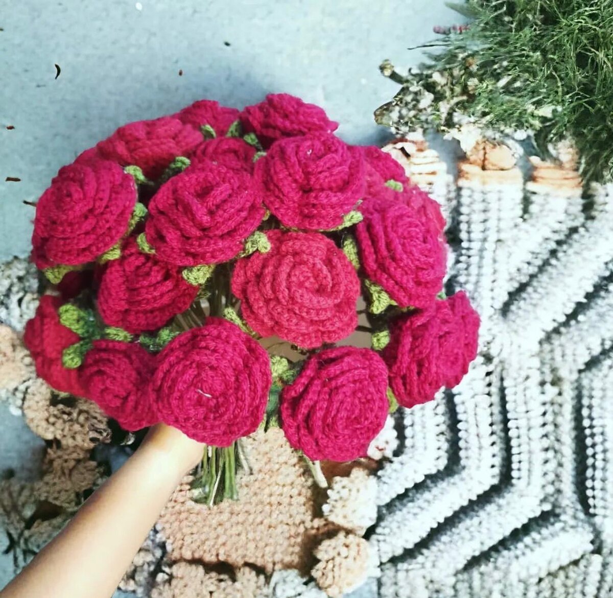 Crochet Rose flower