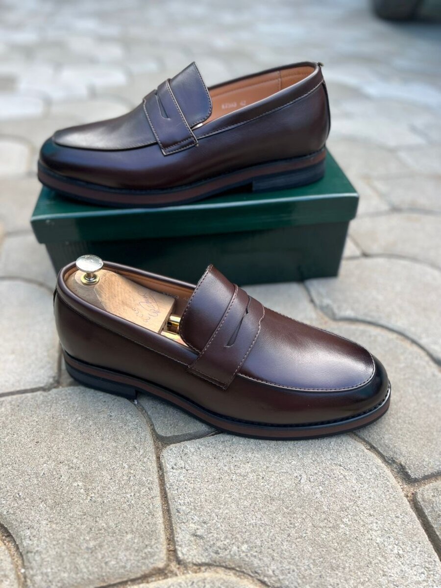 Mocassins en cuir élégants