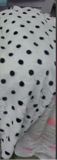 baby blanket polka dots