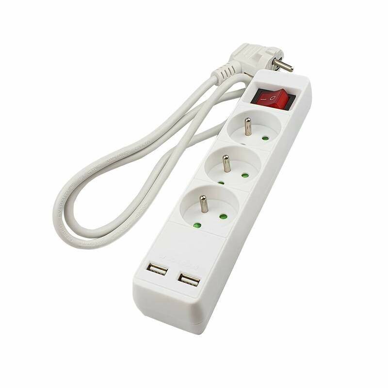 Multiprise avec Chargeur USB