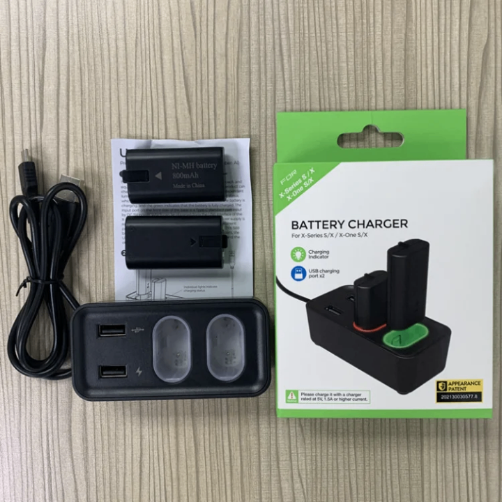 Chargeur&Batterie Manette Xbox