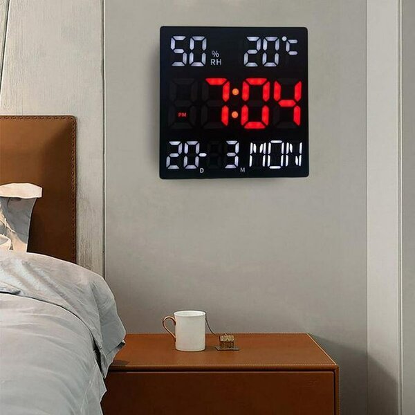 Horloge Murale LED Multifonction