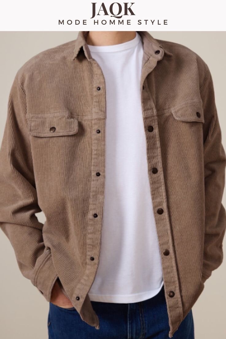 Chemise en flanelle pour homme