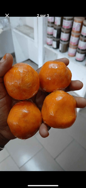 Savons exfoliants à l'orange