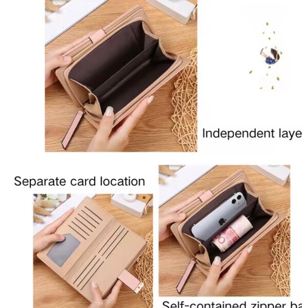 Portefeuille Femme Élégant et Pratique