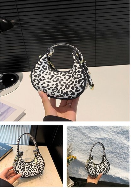 Leopard skin bag