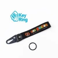 1-PC Motorcycle Collectable Strap Embroidery Keyring Keychain For Honda Yamaha Suzuki Ducati BMW Aprilia Kawasaki Benelli Yari Mitsubish the Doctor Key Ring Chain
