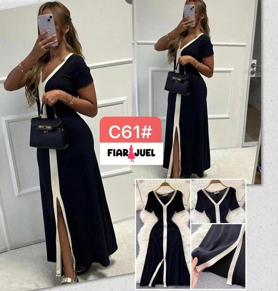 Robe Élégante Femme Noir