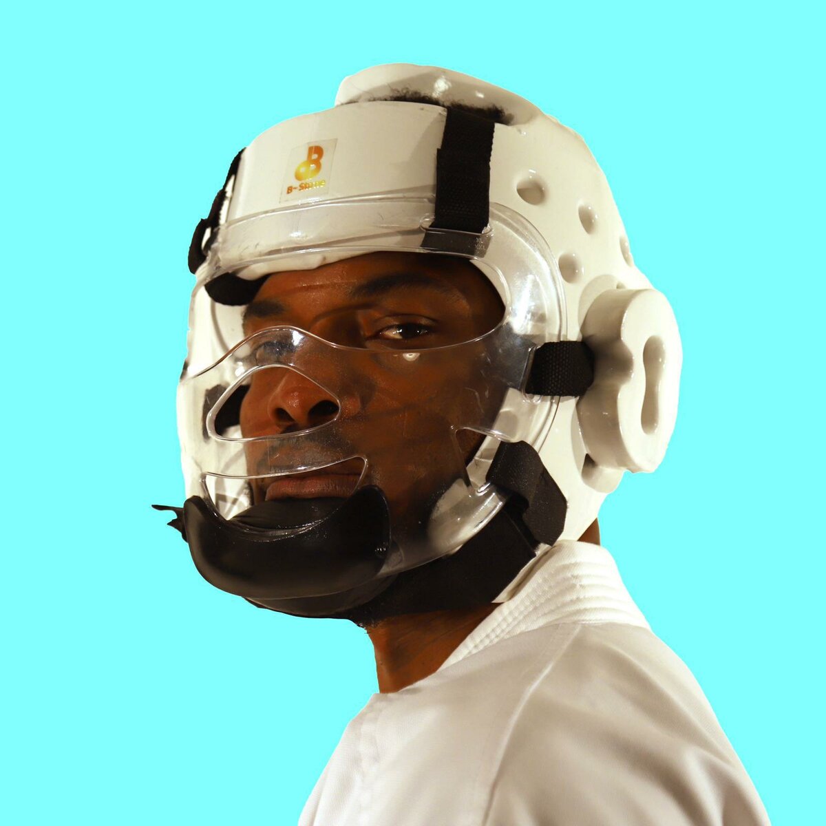 Casque de combat Blanc