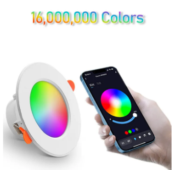 Smart LED Downlight Zigbee Dimming Round Spot Light RGB Color Changing Warm Cool light Alexa Google Home Vocie Bluetooth125