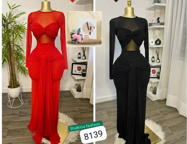 Robe élégante soirée femme