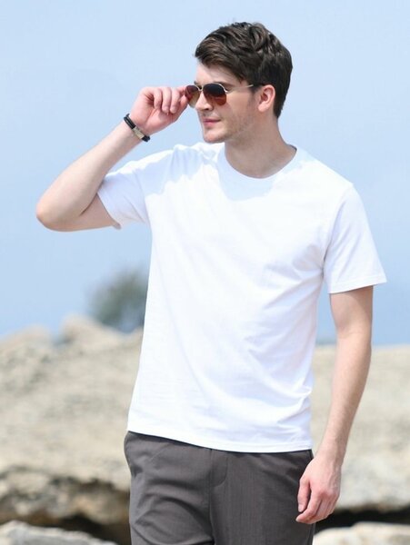 T-shirts basiques pour hommes