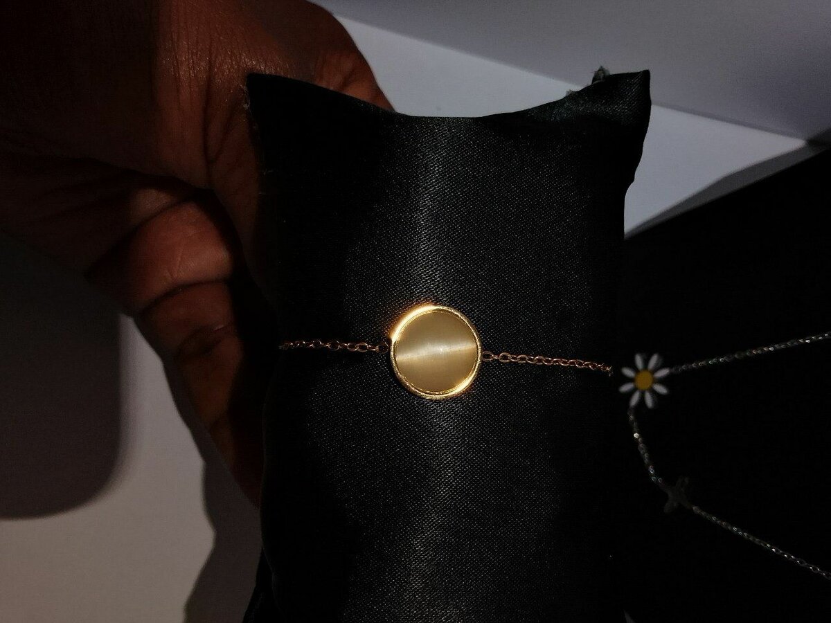 Bracelet  cœur doré