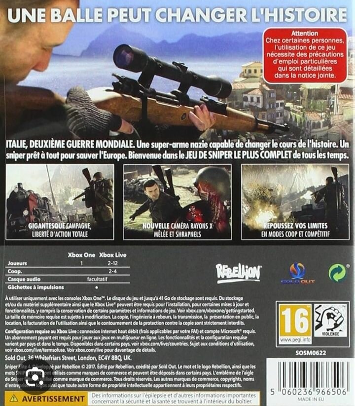 Sniper Elite 4 PS4