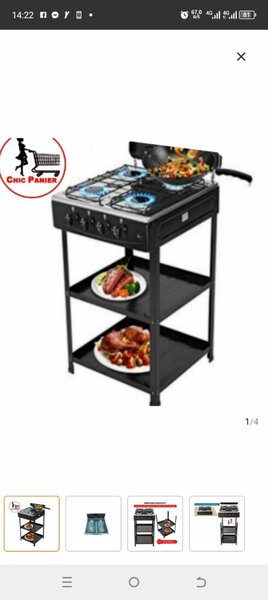 Cuisinière étagère