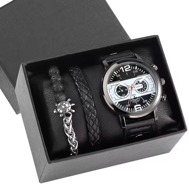 Montre ensemble bracelet homme