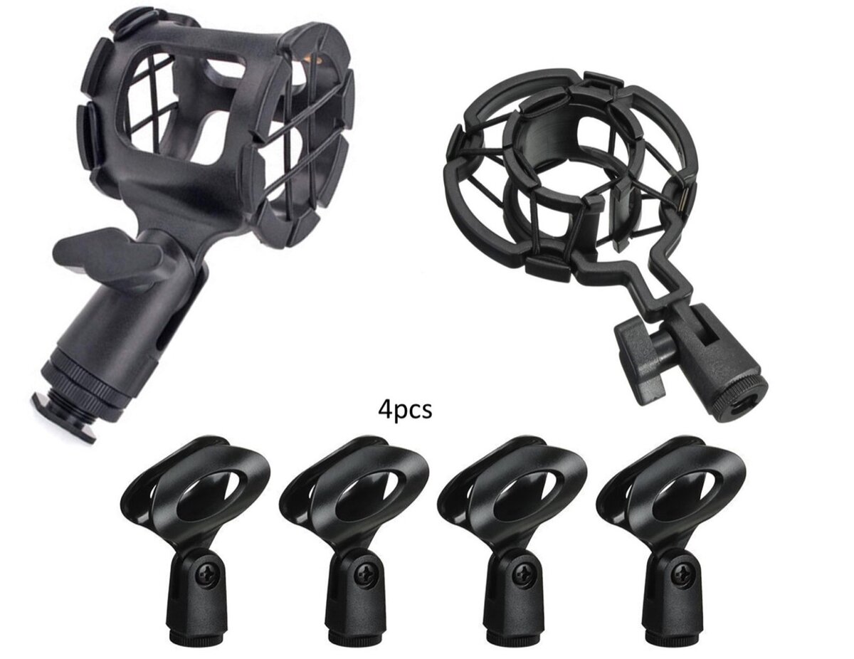 UNIVERSAL PLASTIC MICROPHONE HOLDERS