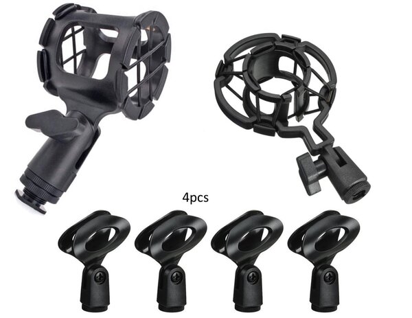 UNIVERSAL PLASTIC MICROPHONE HOLDERS