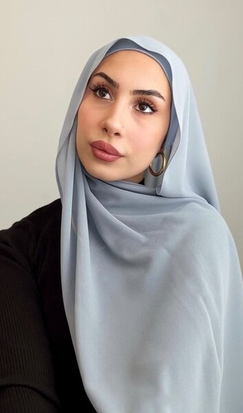 DOVE BLUE CHIFFON HIJAB