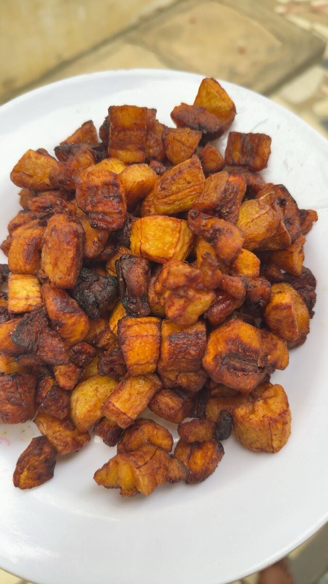 Bouchées de plantains frits