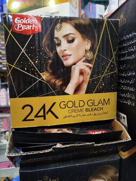 Pack of 2 Golden Pearl 24K Gold Glam Cream Bleach