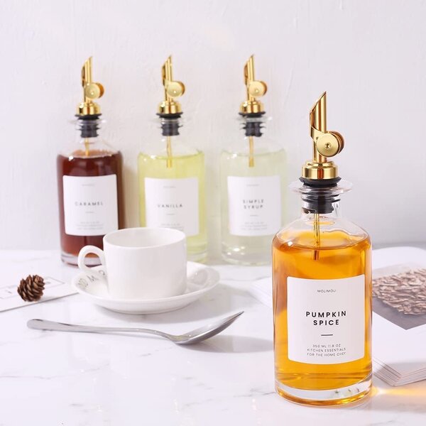 2 SYRUP/OIL BOTTLE SET