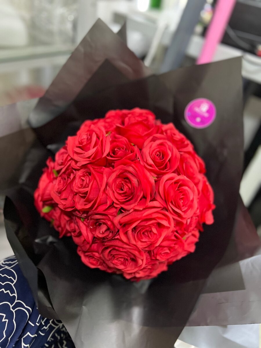 Bouquet de roses rouges