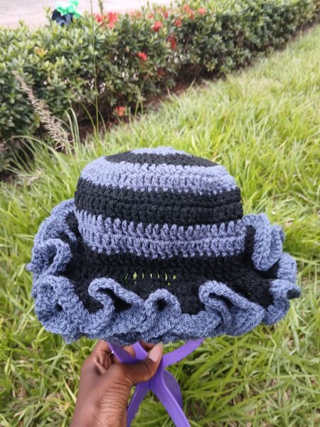 Ruffle hat