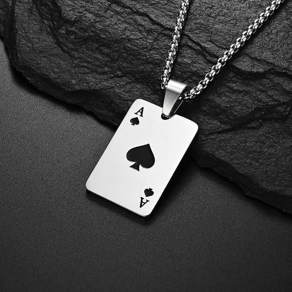Ace of Spades Necklace